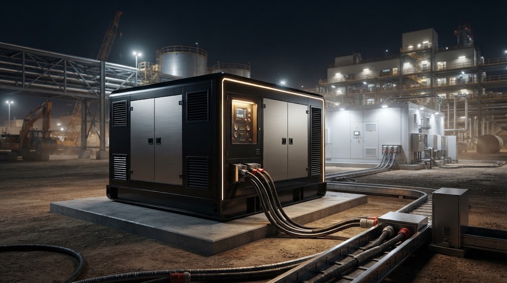 Industrial diesel generator